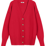 Zeagoo Women's Open Front Oversized Soft Knit Sweater Cardigan