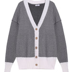 Zeagoo Women's Open Front Oversized Soft Knit Sweater Cardigan