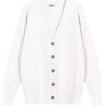 Zeagoo Women's Open Front Oversized Soft Knit Sweater Cardigan