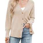 Zeagoo Women's Open Front Oversized Soft Knit Sweater Cardigan