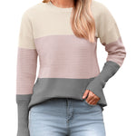 Zeagoo Women's Long Sleeve Sweater Casual Ribbed Knit Pullover