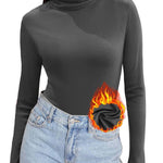 Zeagoo Women's Turtleneck Shirts Ribbed Pullover Sweater
