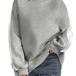 Zeagoo Womens Oversized Sweatshirts Hoodies Fleece Crew Neck Pullover