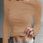 Zeagoo Womens Thermal Long Sleeve Shirts Stretch Crewneck T-Shirt