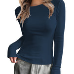 Zeagoo Womens Thermal Long Sleeve Shirts Stretch Crewneck T-Shirt