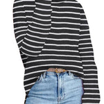 Zeagoo Womens Turtleneck Sweaters Color Block Cozy Knit Pullover