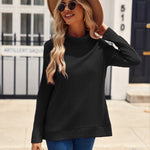 Zeagoo Women's Knit Blouse Soft Long Sleeve Shirt Tops