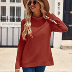 Zeagoo Women's Knit Blouse Soft Long Sleeve Shirt Tops
