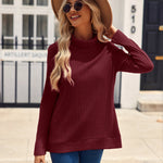 Zeagoo Women's Knit Blouse Soft Long Sleeve Shirt Tops
