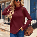 Zeagoo Women's Knit Blouse Soft Long Sleeve Shirt Tops