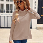 Zeagoo Women's Knit Blouse Soft Long Sleeve Shirt Tops