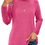 Zeagoo Women's Knit Blouse Soft Long Sleeve Shirt Tops