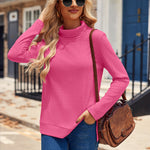 Zeagoo Women's Knit Blouse Soft Long Sleeve Shirt Tops