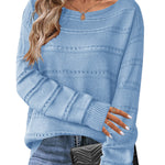 Zeagoo Womens Sweaters Cute Long Sleeve Off The Shoulder Tops