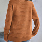 Zeagoo Womens Sweaters Cute Long Sleeve Off The Shoulder Tops