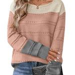 Zeagoo Womens Sweaters Cute Long Sleeve Off The Shoulder Tops