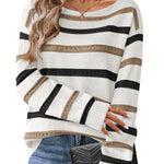 Zeagoo Womens Sweaters Cute Long Sleeve Off The Shoulder Tops