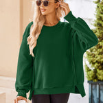 Zeagoo Women's Oversize Sweatshirts Reverse Seam Fleece Jackets
