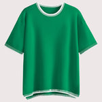 Zeagoo Womens Short Sleeve Sweaters Tops
