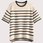 Zeagoo Womens Short Sleeve Sweaters Tops