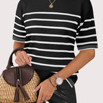 Zeagoo Womens Short Sleeve Sweaters Tops