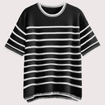 Zeagoo Womens Short Sleeve Sweaters Tops