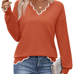 Trendy Fashion Lightweight Knit Tops (US Only)