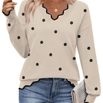 Trendy Fashion Lightweight Knit Tops (US Only)