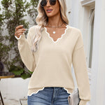 Trendy Fashion Lightweight Knit Tops (US Only)