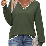 Trendy Fashion Lightweight Knit Tops (US Only)