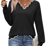 Trendy Fashion Lightweight Knit Tops (US Only)