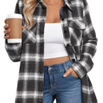 Zeagoo Zeagoo Casual Plaid Button Down Flannel Shirts for Women Casual Loose Business Casual 2026 | Under $40