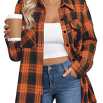 Zeagoo Zeagoo Casual Plaid Button Down Flannel Shirts for Women Casual Loose Business Casual 2026 | Under $40