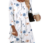 Zeagoo Zeagoo Casual Loose Fit 3/4 Sleeve Tunic Tops for Women Casual Work Office Loose Fit 2026 | Under $40