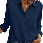 Casual Button Down Long Sleeve Blouses (US Only)