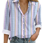 Zeagoo Zeagoo Women's Casual Loose 100% Cotton Long Sleeve Blouse for Women Casual Work Office Loose Fit 2026 | Under