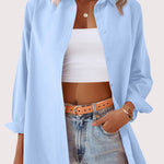 Zeagoo Womens Button Down Shirt Long Sleeve Blouses