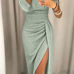 Lunori™ | Sparkling Long Dress Elisa