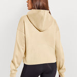 Zeagoo Womens Half Zip Cropped Hoodies