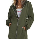 Fleece Hoodies Tunic Long Hoodie Jacket - Zeagoo (Us Only)