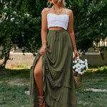 Zeagoo Women's Midi Skirts Boho High Waist A Line Casual Maxi Work Skirt Summer