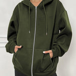 Zeagoo Women's Oversized Zip Up Hoodies