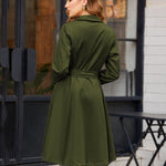 Zeagoo Women's Trench Coats Double-Breasted Long Coat with Belt (Us Only)