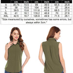 Sleeveless Button Down Tank Tops - Zeagoo (Us Only)