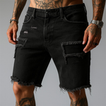Men's Vintage Denim Brushed Shorts