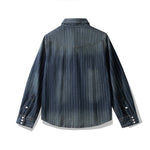 Leon Pinstripe Denim Shirt
