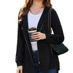 Zip Up Hooded Sweatshirts Thin Jacket - Zeagoo (Us Only)