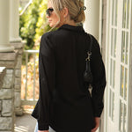 Satin Silk Button Down Shirts - Zeagoo (Us Only)
