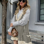 Zeagoo Womens Sweater Vest Dress Pattern Knitted Dress