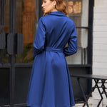 Zeagoo Women's Trench Coats Double-Breasted Long Coat with Belt (Us Only)